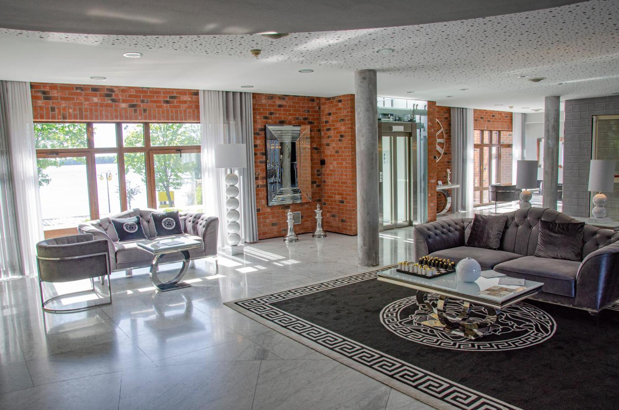 Willa Port Ostroda Ngoại thất bức ảnh Interior of the hotel